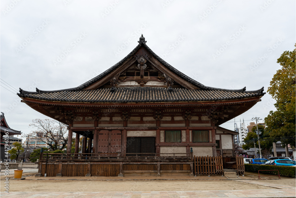 Rokujiraisando of Shitennoji temple in Osaka, Japan
