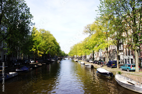 オランダ アムステルダム 運河 © kiyopayo
