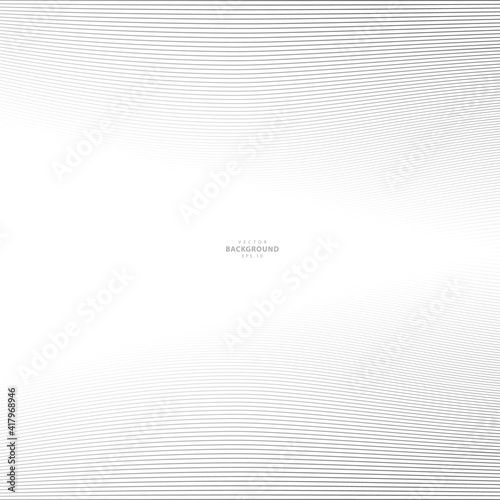 Abstract warped Diagonal Striped Background. Vector curved twisted slanting, waved lines texture. Brand new style for your business design