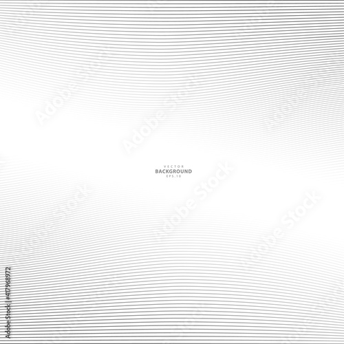Abstract warped Diagonal Striped Background. Vector curved twisted slanting  waved lines texture. Brand new style for your business design
