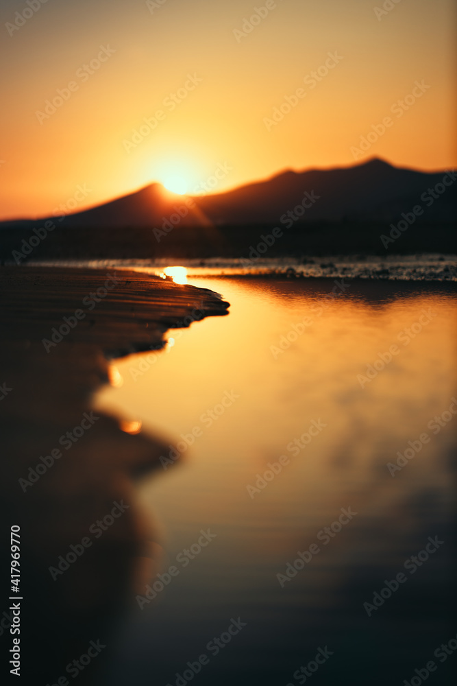 Sunset on the beach Sunset on the beach