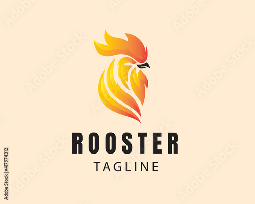 rooster logo head rooster logo