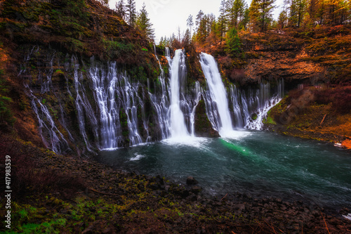 Burney Falls Morning Views  McArthur-Burney Falls Memorial State Park  California