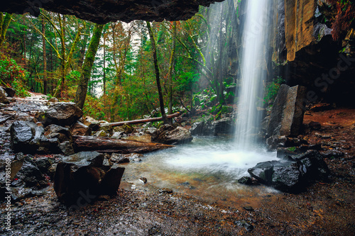 Behind Hedge Creek Falls, Dunsmuir, California photo