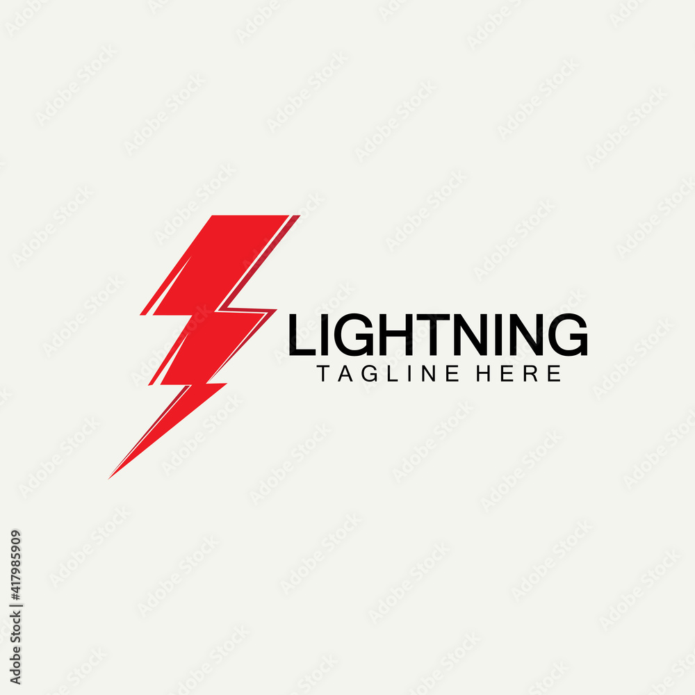lightning thunder bolt electricity logo design template lightning thunder bolt electricity logo design template