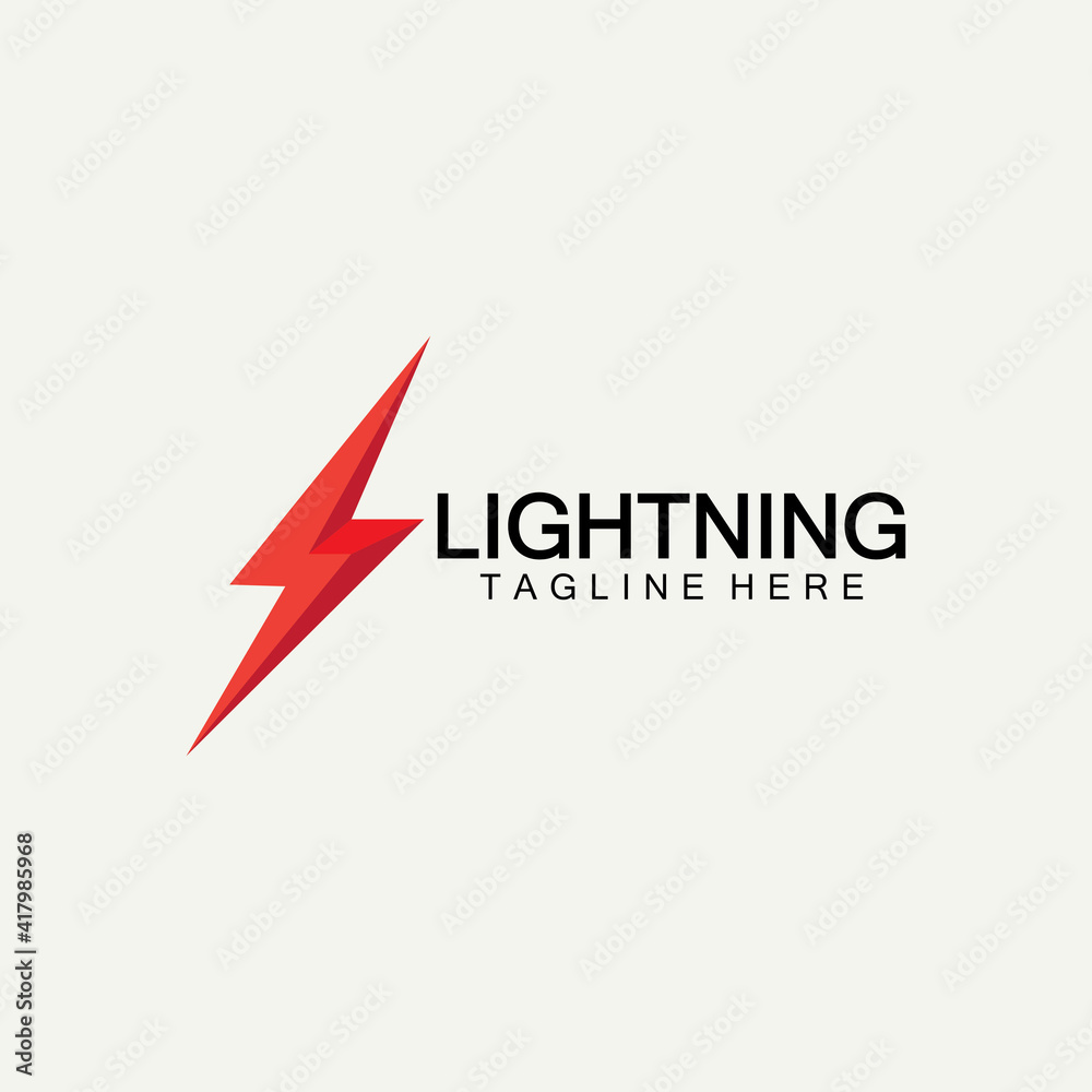 lightning thunder bolt electricity logo design template lightning thunder bolt electricity logo design template