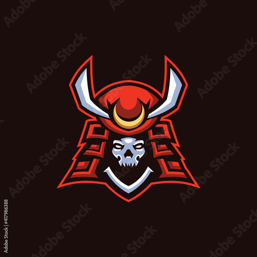 Skull Samurai Esports Logo 