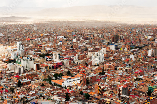 view of city Oruro, bolivia photo