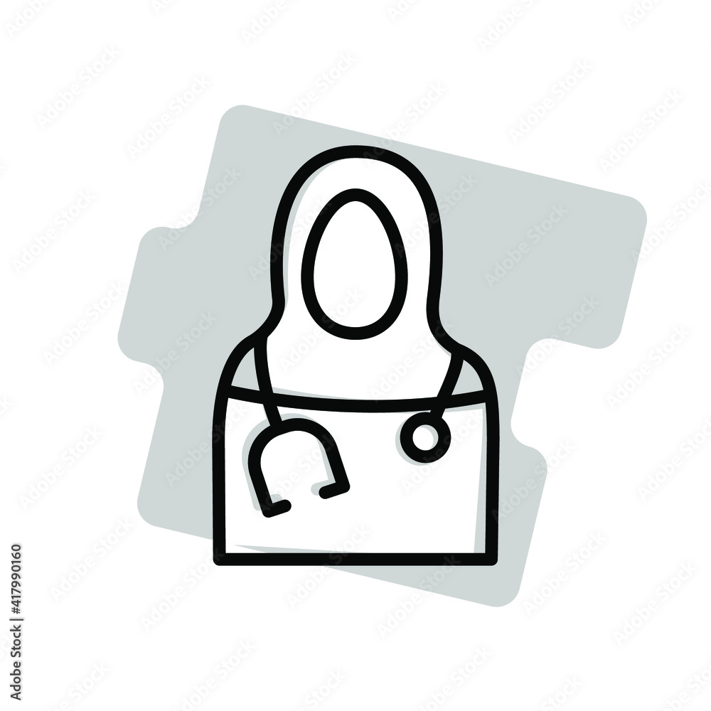 Illustration Vector graphic of doctor icon Illustration Vector graphic of doctor icon
