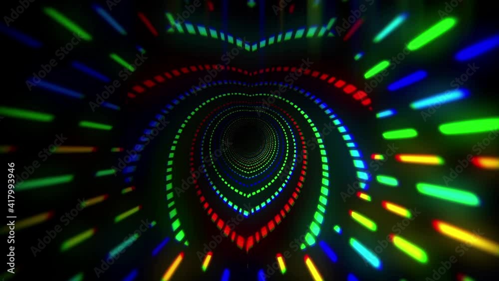 Digital Tunnel Motion Graphic. colorful lines speed flow shaped lights VJ loop background. For your big led screens during show performance. Abstract Visual. Digital Tunnel Motion Graphic. colorful lines speed flow shaped lights VJ loop background. For your big led screens during show performance. Abstract Visual.
