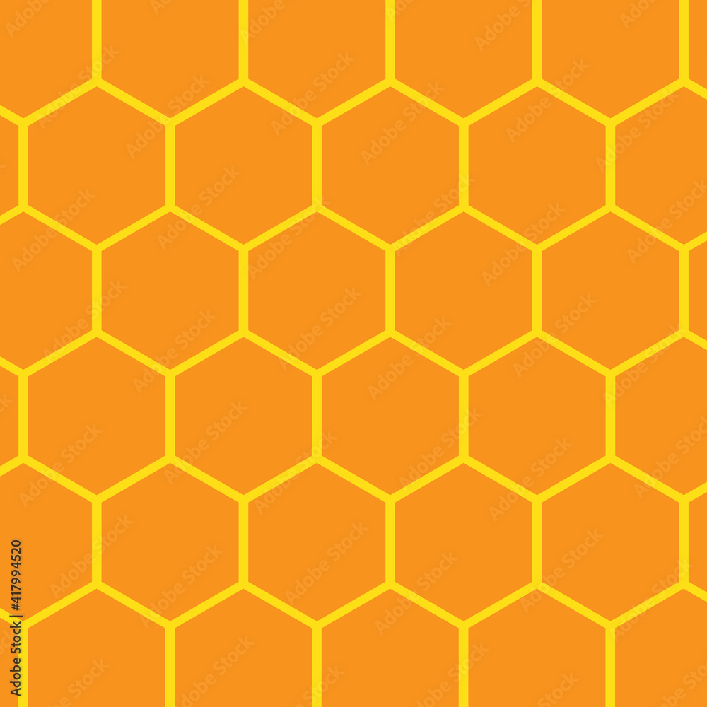 Honeycombs background vector illustration.