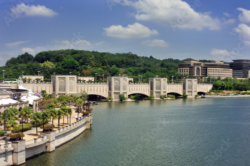 Photography Putra Bridge is the main bridge in Putrajaya, Malaysia