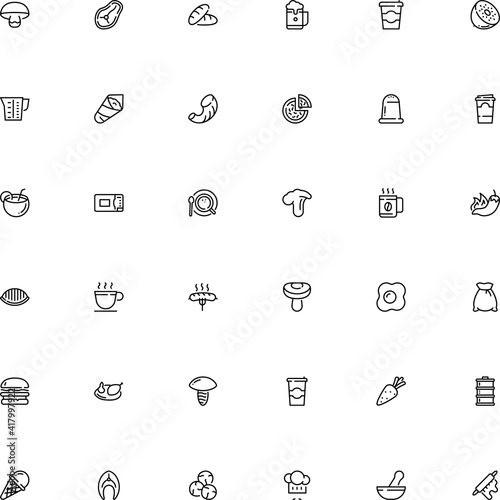 icon vector icon set such as: shaker, homemade, treatment, creamy, herb, vector illustration, tea, metallic, cylinder, sirloin, carrot, display, job, protein, porcini, industry, medical supplies