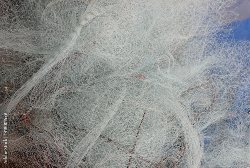 Wall Mural Fishing gill net