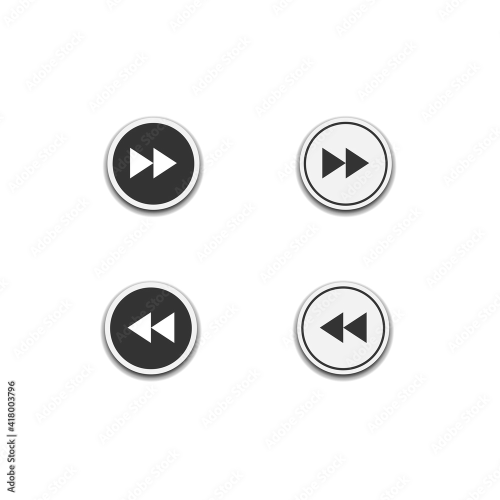 next, forward for music button symbol or icon isolated on white background, web template element, mobile app material, UI, UX. vector illustration next, forward for music button symbol or icon isolated on white background, web template element, mobile app material, UI, UX. vector illustration