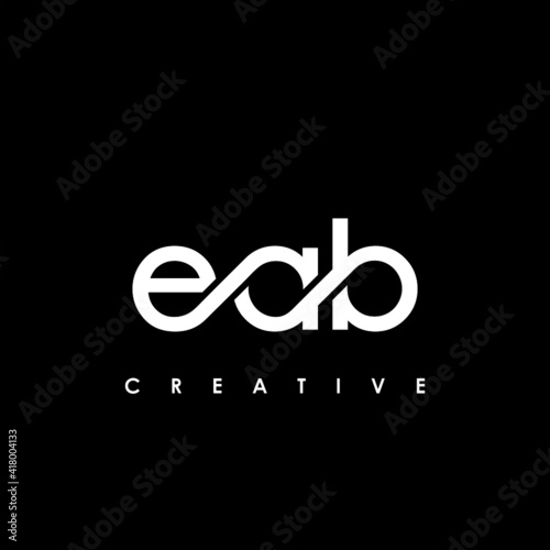 EAB Letter Initial Logo Design Template Vector Illustration