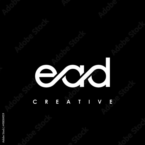EAD Letter Initial Logo Design Template Vector Illustration