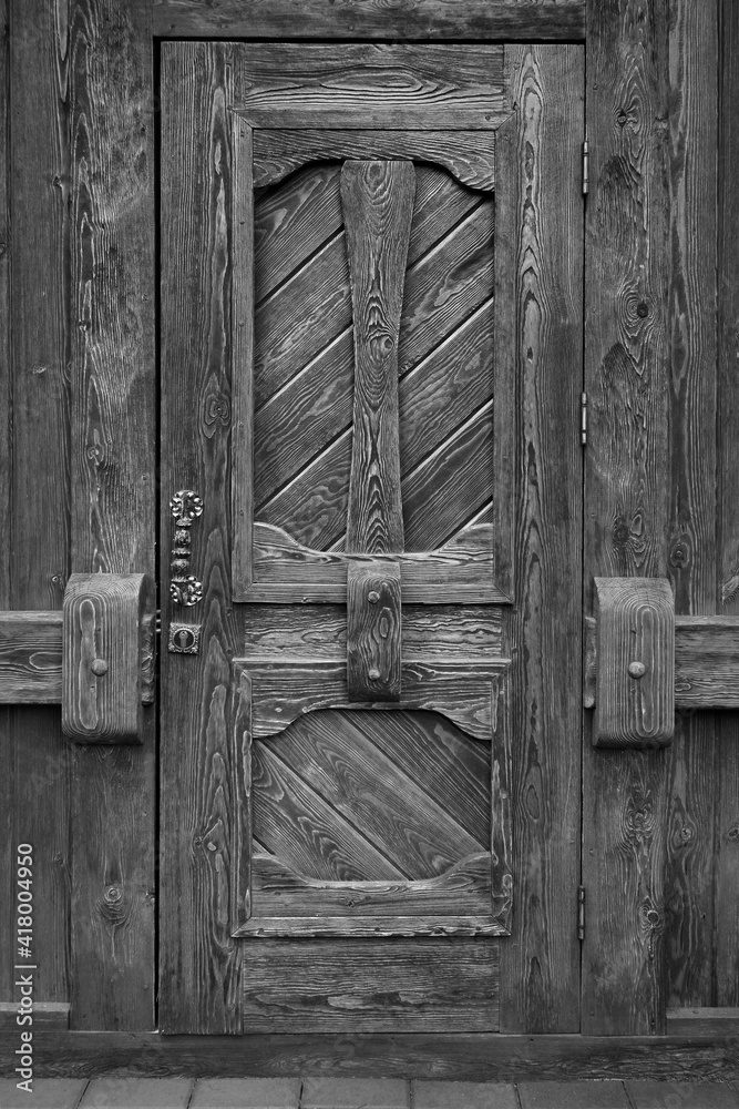 old wooden door old wooden door