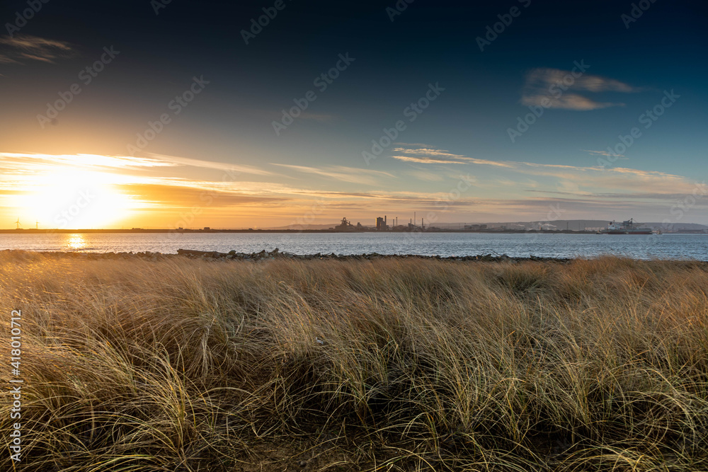 Obraz premium From the beach in Teesside
