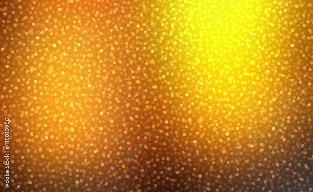Luxury holidays glitter textured background. Bright yellow color.