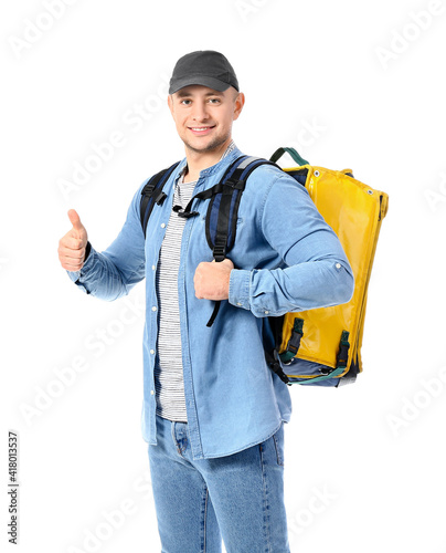 Courier of food delivery se...