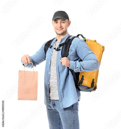 Courier of food delivery se...