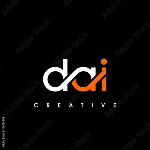 Konstfotografi DAI Letter Initial Logo Design Template Vector Illustration