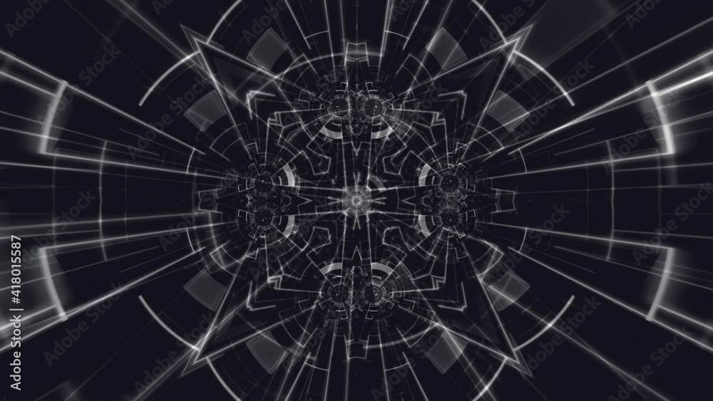 Seamless Looped Abstract Hi Tech geometric motion graphic for your VJ mapping projects and show performance. Seamless Looped Abstract Hi Tech geometric motion graphic for your VJ mapping projects and show performance.