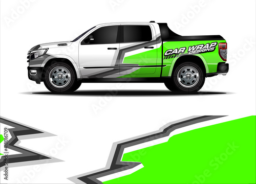 car wrap design. simple lines with abstract background vector concept for vehicle vinyl wrap and automotive decal livery
