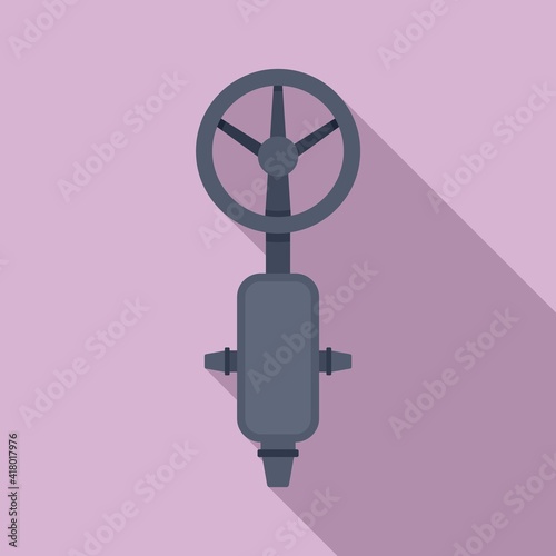 Xray metal detector icon. Flat illustration of xray metal detector vector icon for web design
