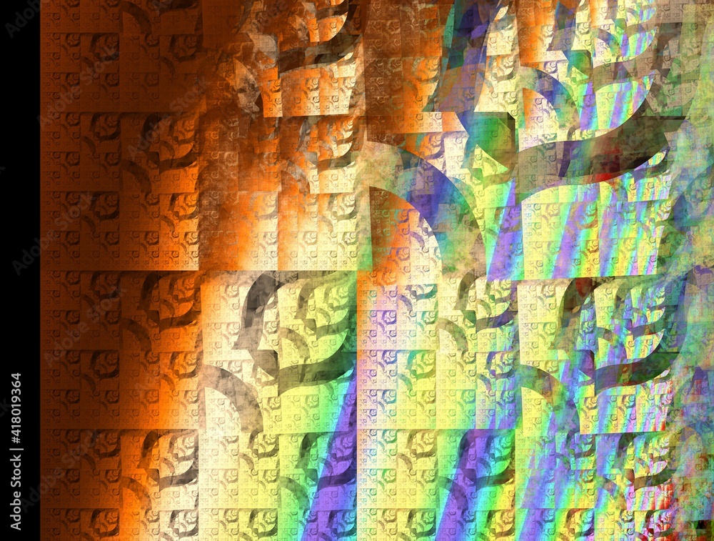 Imaginatory fractal background Image Imaginatory fractal background Image