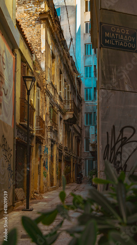 The streets of Athens