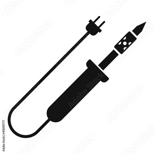 Radio soldering icon. Simple illustration of radio soldering vector icon for web design isolated on white background