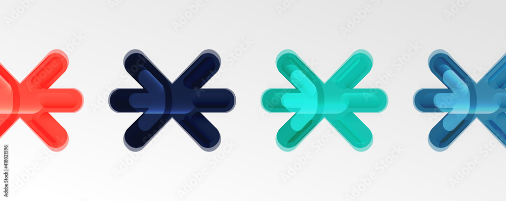 Abstract glossy crosses background for business or technology presentations, internet posters or web brochure covers Abstract glossy crosses background for business or technology presentations, internet posters or web brochure covers