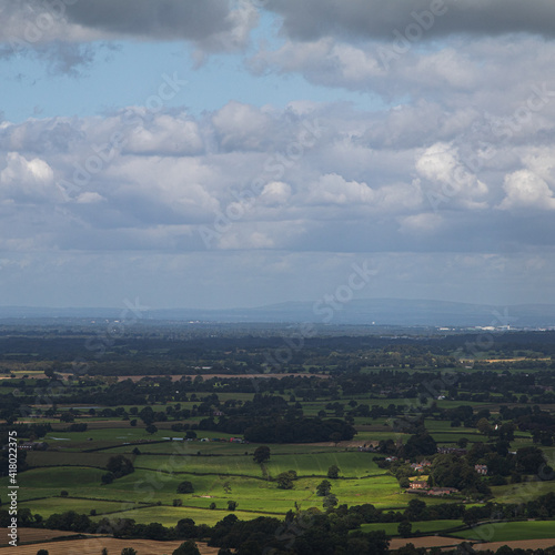 A square crop view of a beautiful British country scene