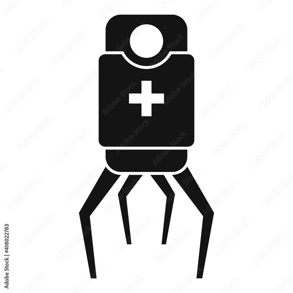 Nano doctor icon. Simple illustration of nano doctor vector icon for web design isolated on white background Nano doctor icon. Simple illustration of nano doctor vector icon for web design isolated on white background