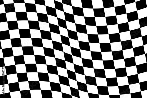 Checkered flag. Race background. Racing flag vector illustration