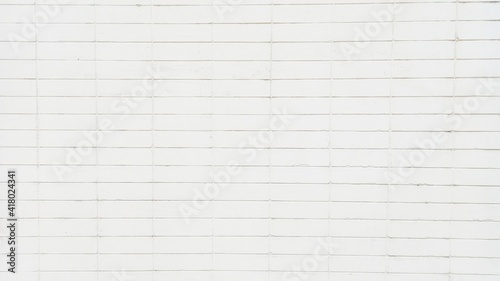 White brick wall. Horizontal violet background. Abstract wallpaper. 