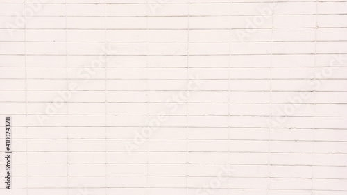 White brick wall. Horizontal violet background. Abstract wallpaper. 
