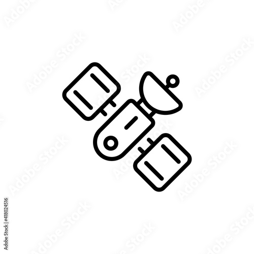 Satellite icon in vector. Logotype
