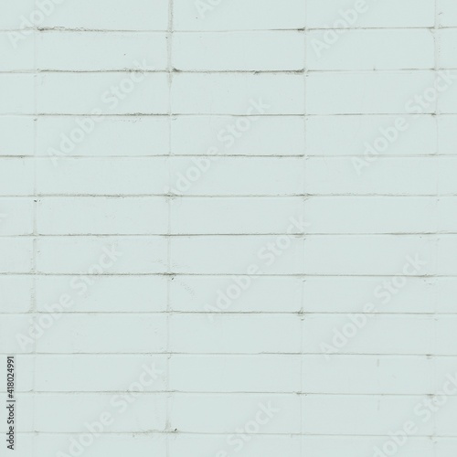 Blue brick wall. Horizontal violet background. Abstract wallpaper. 
