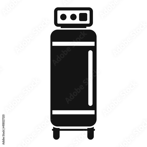 Stand air compressor icon. Simple illustration of stand air compressor vector icon for web design isolated on white background