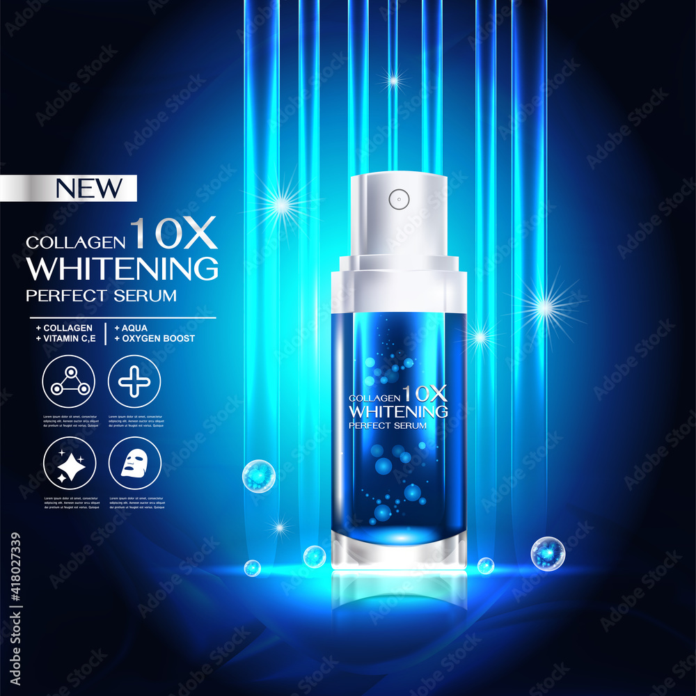Collagen Serum or Vitamin Light Effect Background Concept Skin Care Cosmetic. Collagen Serum or Vitamin Light Effect Background Concept Skin Care Cosmetic.