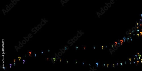 Question marks Quiz, doubt poll query public poll.