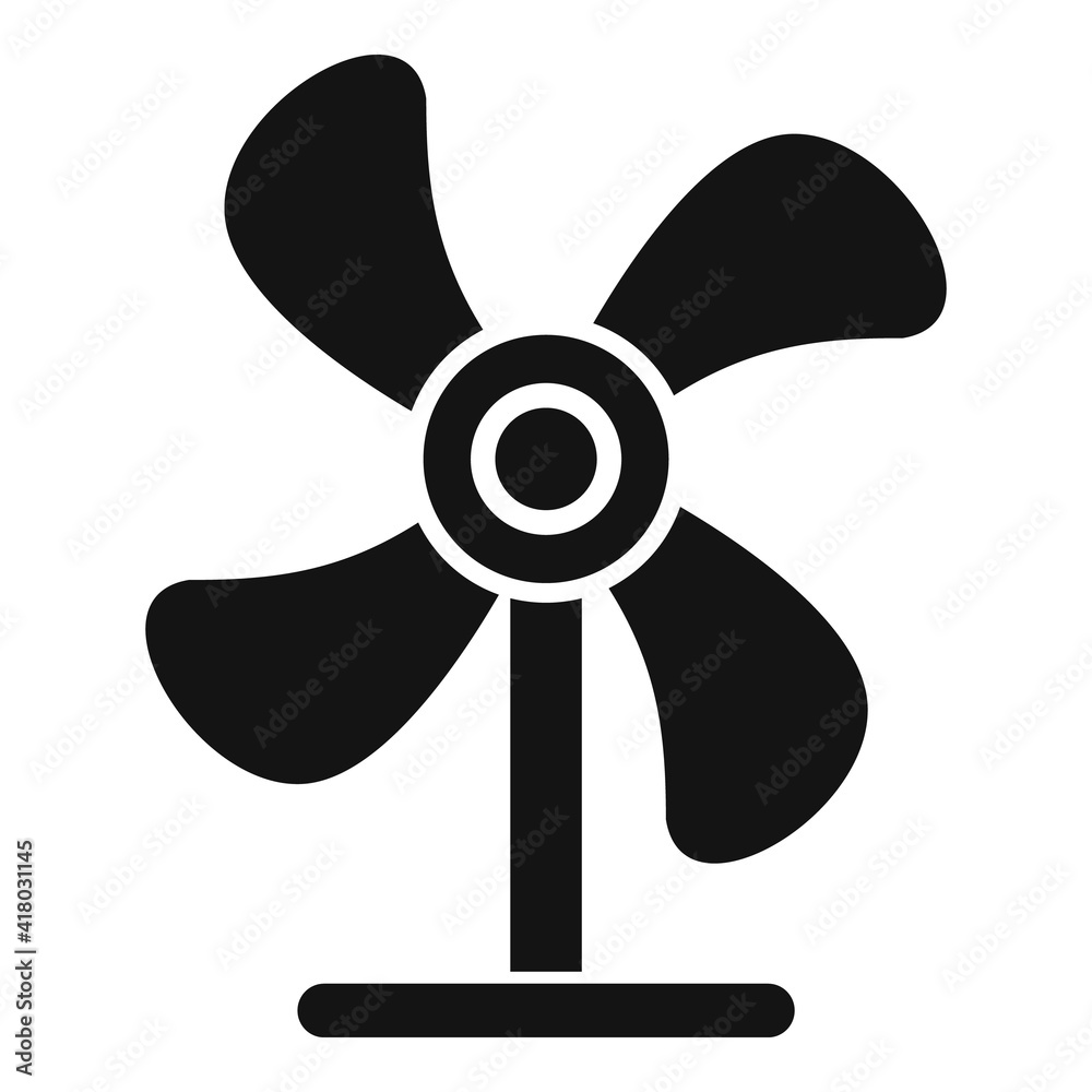Clean wind energy icon. Simple illustration of clean wind energy vector icon for web design isolated on white background Clean wind energy icon. Simple illustration of clean wind energy vector icon for web design isolated on white background