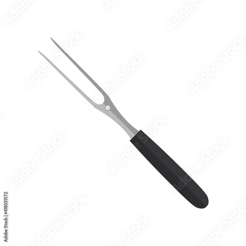 Kitchen knife icon Isolated on white background. Vector illustration in a flat style