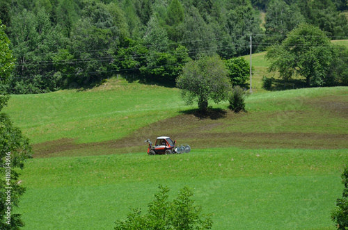 Traktor, Alpen, Österreich