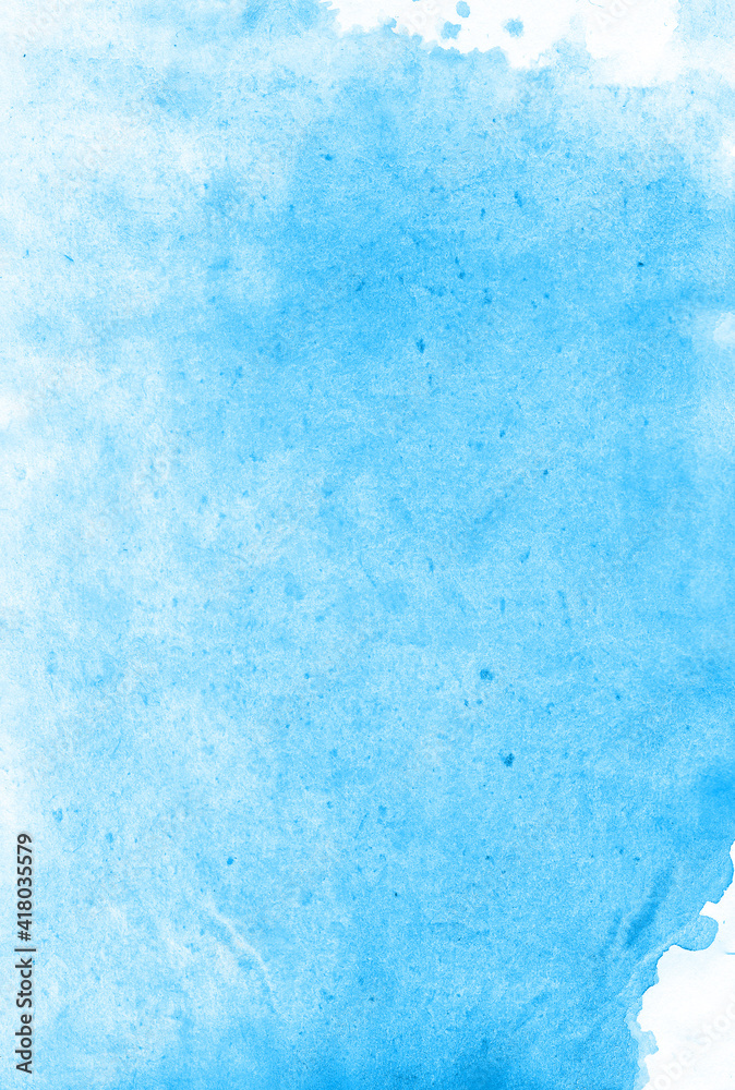Obraz premium blue watercolor background