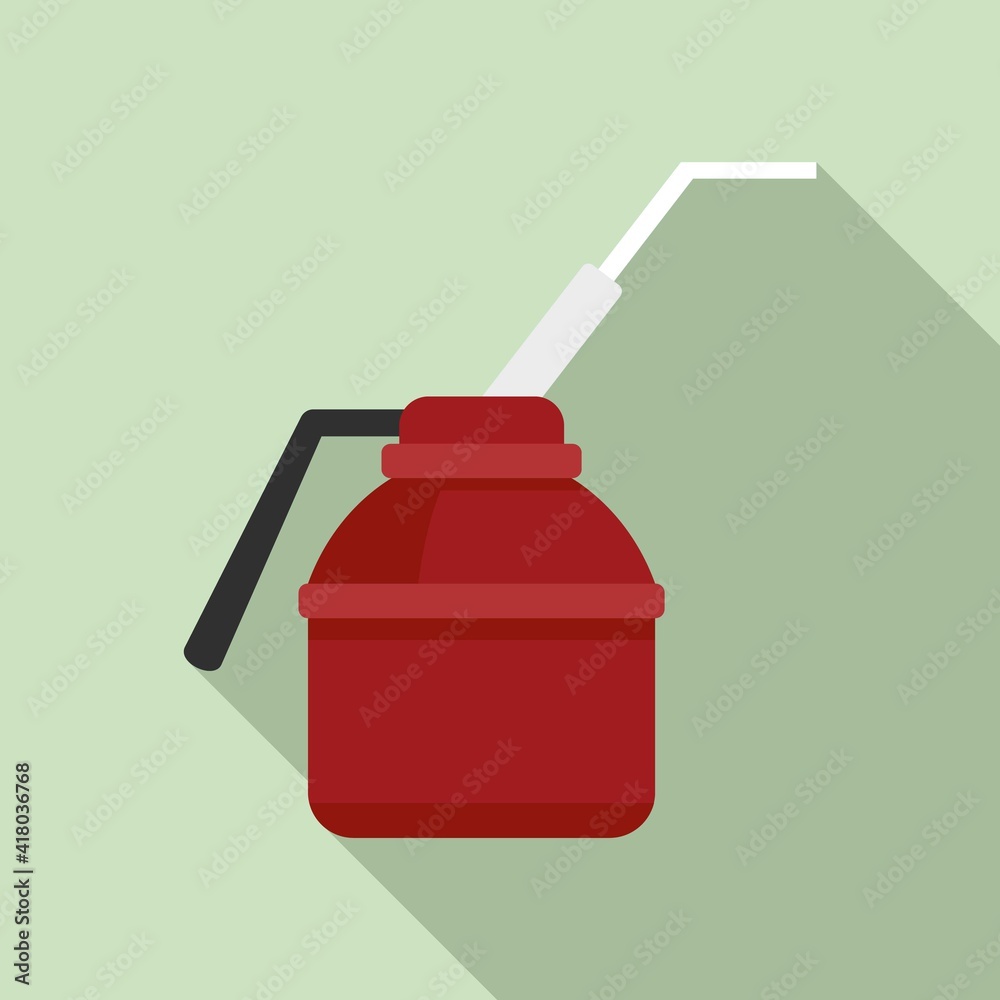 Fototapeta premium Car repair pot icon. Flat illustration of car repair pot vector icon for web design