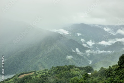 Mountain landscape View Resort. in the Hsinchu,Taiwan.